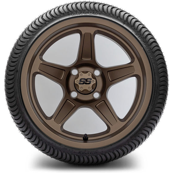 14in. Low Pro 205/30-14 on Excalibur Series 88 Matte Bronze Wheel - Set of 4