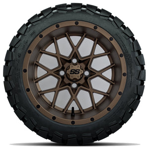 14in. TIMBERWOLF 22x10-14 on Excalibur Series 80 Matte Bronze Wheel - Set of 4