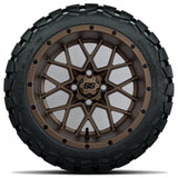 14in. TIMBERWOLF 22x10-14 on Excalibur Series 80 Matte Bronze Wheel - Set of 4