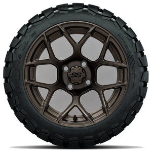 14in. TIMBERWOLF 22x10-14 on Excalibur Series 84 Matte Bronze Wheel - Set of 4