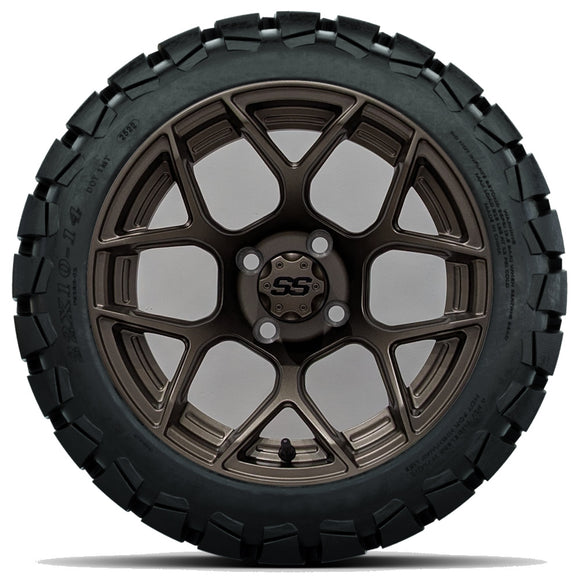 14in. TIMBERWOLF 22x10-14 on Excalibur Series 84 Matte Bronze Wheel - Set of 4