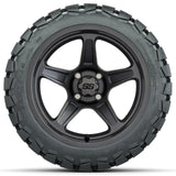 14in. TIMBERWOLF 22x10-14 on Excalibur Series 88 Matte Grey Wheel - Set of 4