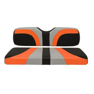 Blade Seat Cover Set – Gray / Orange / Black Carbon Fiber