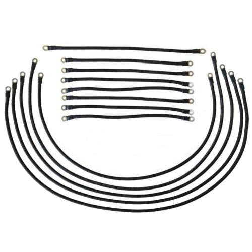 2 AWG Complete Cable Kit For Club Car DS 48V Golf Carts - Fine Strand Welding Cable