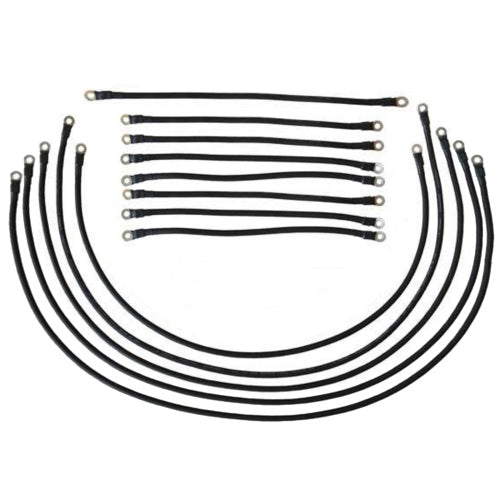 Complete Cart Heavy Duty Cable Set (4 Ga. or 2 Ga.) for Motor/Controller/Batteries - Club Car 48V DS (1996 & Up)
