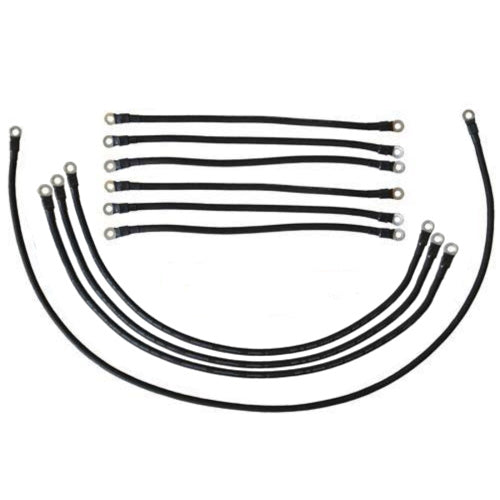 Complete Cart Heavy Duty Cable Set (4 Ga. or 2 Ga.) for Motor/Controller/Batteries - Club Car DS iQ (2000 & Up)
