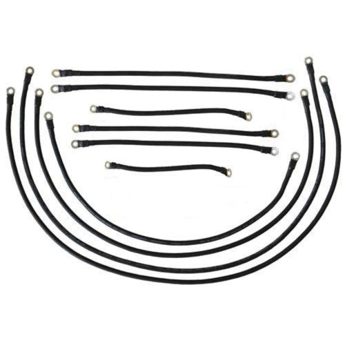 Complete Cart Heavy Duty Cable Set (4 Ga. or 2 Ga.) for Motor/Controller/Batteries - Club Car Precedent