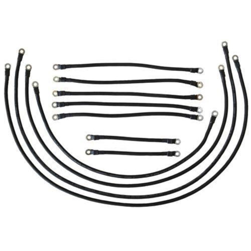 Complete Cart Heavy Duty Cable Set (4 Ga. or 2 Ga.) for Motor/Controller/Batteries - Yamaha G19 / G22