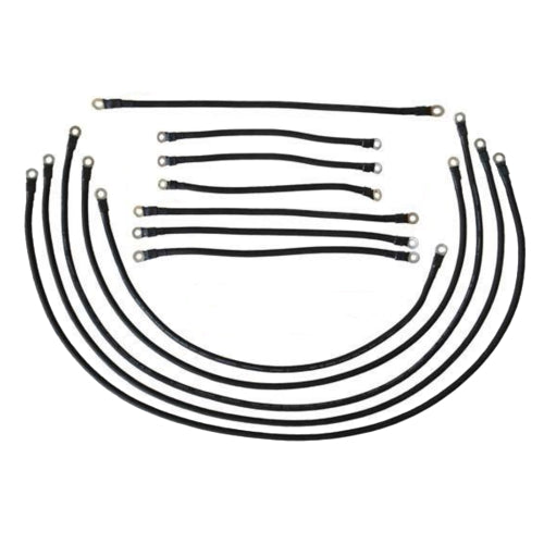Complete Cart Heavy Duty Cable Set (4 Ga. or 2 Ga.) for Motor/Controller/Batteries - Yamaha G14 / G16