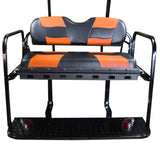 Genuine Madjax Premium Riptide Seat Cover Set - Black/Orange
