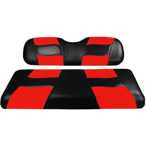 Genuine Madjax Premium Riptide Seat Cover Set - Black/Red