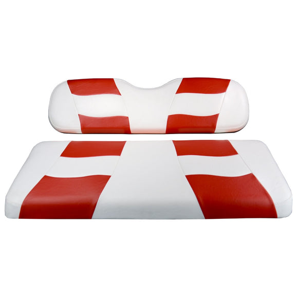 Genuine Madjax Premium Riptide Seat Cover Set - White/Red