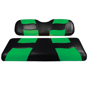 Genuine Madjax Premium Riptide Seat Cover Set - Black/Green