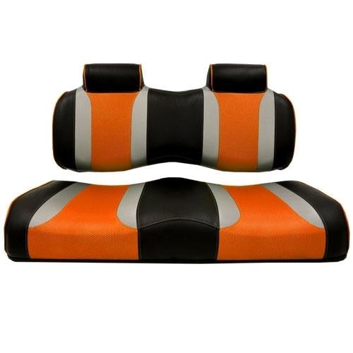 Madjax TSUNAMI Black / Liquid Silver Rush / Orange Wave Cushion Set (2 pcs)
