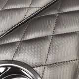 EXCALIBUR Diamond Seat Kit Arm Rest Set with Cup Holder, Black