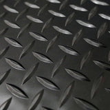 Club Car DS Floor Mat - Diamond Plate Rubber