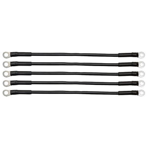 Battery Cable SET, Includes (5) 12" Cables, Club Car 36V 81+, Yamaha G2/G8/G9 36V 85-94