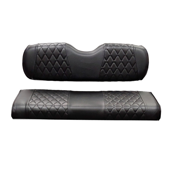 EXCALIBUR Premium Diamond Stitch Seat Cover Set - Black