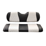 EXCALIBUR Premium Diamond Stitch Seat Cover Set - Black/White
