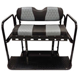 EXCALIBUR Premium Diamond Stitch Seat Cover Set - Black/Carbon Grey