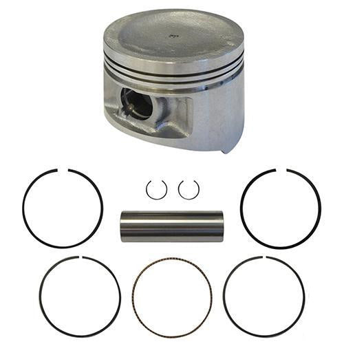 Piston and Ring Assembly, +.50mm, Yamaha G20, G16, G11 1997+