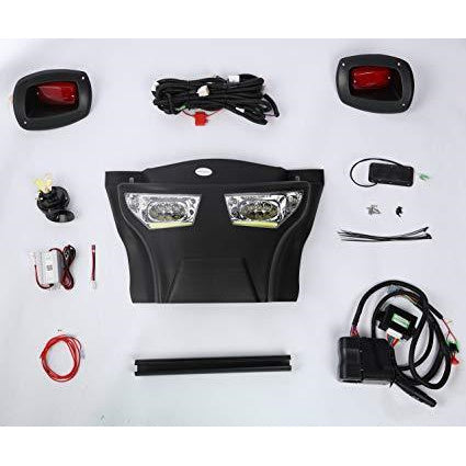 ULTIMATE Street Package - LED Adjustable Light Kit with Daytime Running Lights, E-Z-GO TXT 96-13