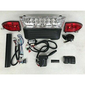 Deluxe Street Package - LED Light Bar Kit, Club Car Precedent, 04-08.5 Electric & 04.5 & up Gas