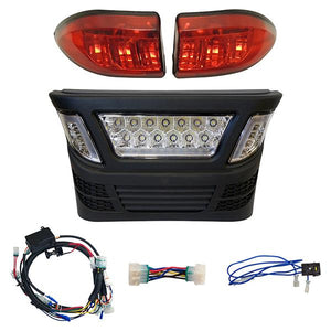 LED Light Bar Bumper Kit w/ Multi Color LED, Club Car Precedent Gas 04 & up and Electric 04-08.5