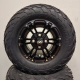 10in. LIGHTNING Off Road 20X10X10 on Excalibur Series 66 Matte Black Wheel - Set of 4