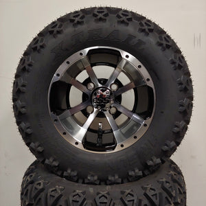 10in. Off Road 20X10X10 on Excalibur Series 79 Black/Machined Face - Set of 4