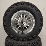 10in. Off Road 20X10X10 on Excalibur Series 78 Silver/Machined Face - Set of 4