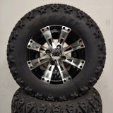 10in. Off Road 20X10X10 on Excalibur Vegas Series Black/Machined Face - Set of 4