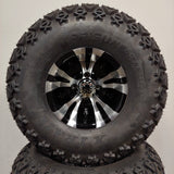 10in. Off Road 22 X 11-10 on Excalibur Series 74 Black/Machined Face - Set of 4