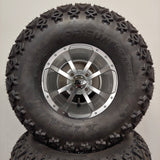 10in. Off Road 22 X 11-10 on Excalibur Series 79 Silver/Machined Face - Set of 4