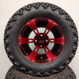 12in. Off Road 23x10.5x12 on Excalibur Series 57 Black/Red Wheel - Set of 4