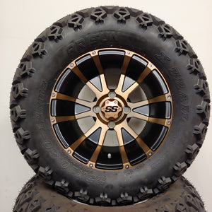 12in. Off Road 23x10.5x12 on Excalibur Series 56 Black/Bronze Wheel - Set of 4