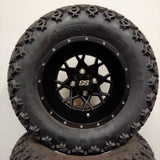 12in. Off Road 23x10.5x12 on Excalibur Series 80 Matte Black Wheel - Set of 4