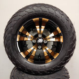 12in. LIGHTNING Off Road 23x10-12 on Excalibur Series 74 Bronze/Machined Face Wheel - Set of 4
