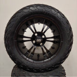 14in. LIGHTNING Off Road 23x10x14 on Excalibur Series 74 Matte Black Wheel - Set of 4