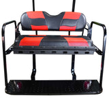 Genuine Madjax Premium Riptide Seat Cover Set - Black/Red